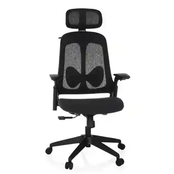Netto Marken-Discount hjh OFFICE Profi Bürostuhl ARCEO F Stoff/Netzstoff mit Armlehnen (höhenverstellbar) Angebot