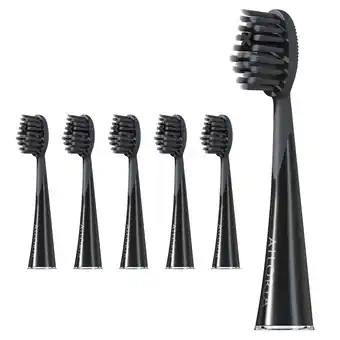 Netto Marken-Discount AILORIA Charcoal Ersatzbürstenköpfe 6er Set SHINE BRIGHT Angebot