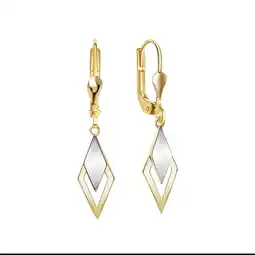 Netto Marken-Discount Fascination by Ellen K. Ohrhänger 585/- Gelbgold bicolor glanz Angebot