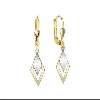 Netto Marken-Discount Fascination by Ellen K. Ohrhänger 585/- Gelbgold bicolor glanz Angebot