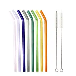 Netto Marken-Discount LA VAGUE Wiederverwendbares Glastrinkhalm-Set SMOOTHIE PARTY Angebot
