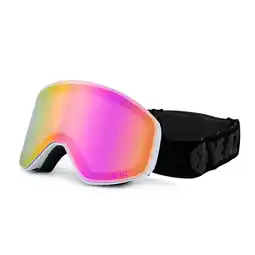 Netto Marken-Discount YEAZ Magnet-Ski-Snowboardbrille pink verspiegelt/weiß APEX Angebot