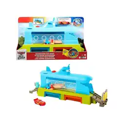 Netto Marken-Discount Mattel HGV70 - Disney Pixar Cars - On the Road - Spielset, Unterwasser-Waschanlage Angebot