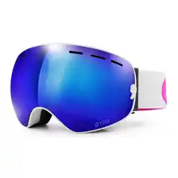 Netto Marken-Discount YEAZ Ski- Snowboardbrille mit Rahmen blau/pink verspiegelt XTRM-SUMMIT Angebot