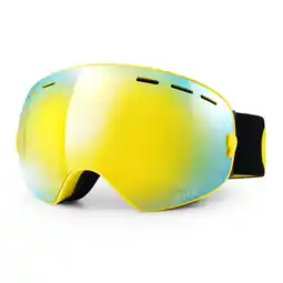 Netto Marken-Discount YEAZ Ski- Snowboardbrille mit Rahmen gelb verspiegelt XTRM-SUMMIT Angebot