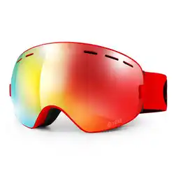 Netto Marken-Discount YEAZ Ski- Snowboardbrille mit Rahmen rot verspiegelt XTRM-SUMMIT Angebot