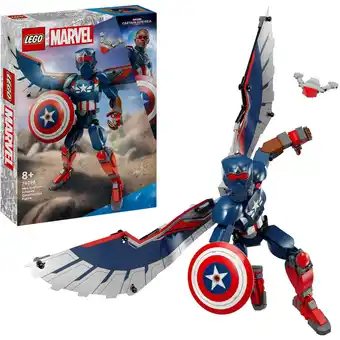 Netto Marken-Discount LEGO Konstruktionsspielzeug Marvel Super Heroes New Captain America Baufigur Angebot