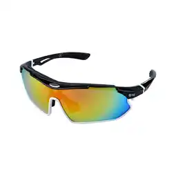 Netto Marken-Discount YEAZ Sport-Sonnenbrille schwarz/weiß/rot SUNRAY Angebot