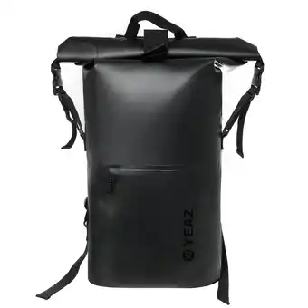 Netto Marken-Discount YEAZ Wasserfester Rucksack schwarzes Logo STOCKHOLM Angebot