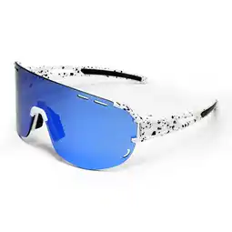 Netto Marken-Discount YEAZ Sport-Sonnenbrille weiß/blau SUNGLOW Angebot