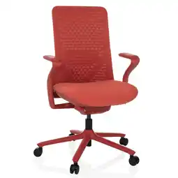 Netto Marken-Discount hjh OFFICE High End Bürostuhl VERVIO Stoff/Netzstoff mit Armlehnen Angebot