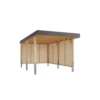 Netto Marken-Discount Karibu Carport Einzel- oder Doppelausführung mit und ohne Seitenwand Angebot