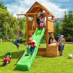 Netto Marken-Discount FUNGOO Spielturm Klettergerüst FORTRESS Toybox Angebot
