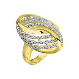 Netto Marken-Discount Fascination by Ellen K. Ring 585/- Gelbgold bicolor Zirkonia Angebot