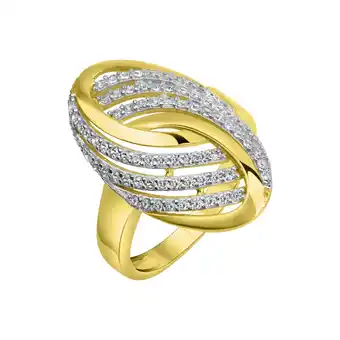 Netto Marken-Discount Fascination by Ellen K. Ring 585/- Gelbgold bicolor Zirkonia Angebot