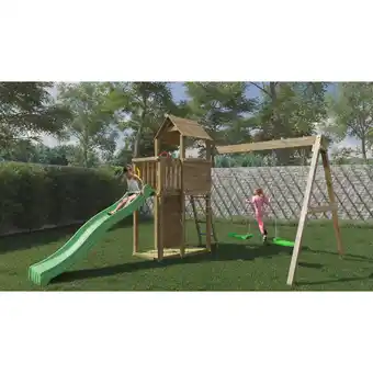 Netto Marken-Discount FUNGOO Spielturm Klettergerüst Boomer3 KDI Angebot