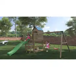 Netto Marken-Discount FUNGOO Spielturm Klettergerüst JARCAS_4 Angebot