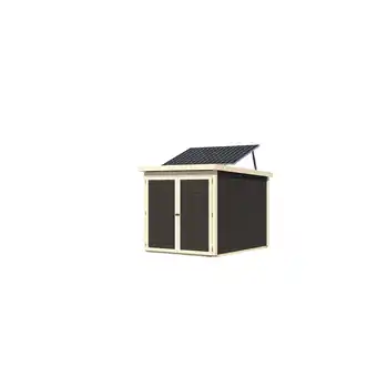 Netto Marken-Discount Karibu Fahrradgarage 3 Stellplätze mit Solaranlage Angebot
