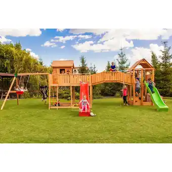 Netto Marken-Discount FUNGOO MAXI SET Spielturm Klettergerüst SMILE FARM Angebot