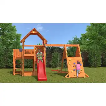 Netto Marken-Discount FUNGOO Spielturm Klettergerüst BIG LEADER SPIDER RED Angebot