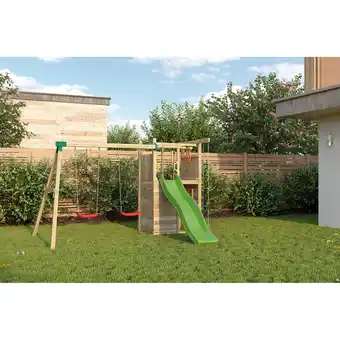Netto Marken-Discount FUNGOO Spielturm Klettergerüst Houser Angebot