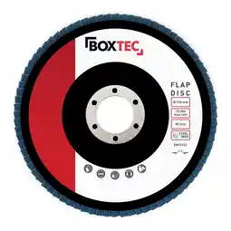 Netto Marken-Discount BOXTEC Profi-Fächerscheiben BLAU 125mm INOX Lamellenscheiben Angebot