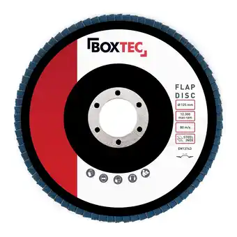 Netto Marken-Discount BOXTEC Profi-Fächerscheiben BLAU 125mm INOX Lamellenscheiben Angebot