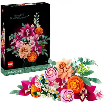 Netto Marken-Discount LEGO Konstruktionsspielzeug Botanicals Schöner Rosafarbener Blumenstrauß Angebot
