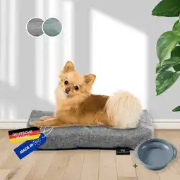 Netto Marken-Discount Rohrschneider Tierkissen Gr. 1 Polsterstoff Türkis + faltbarer Reisenapf Angebot