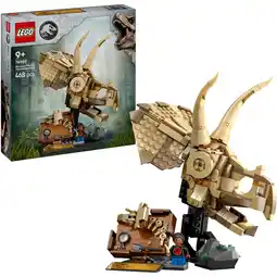 Netto Marken-Discount LEGO Konstruktionsspielzeug Jurassic World Dinosaurier-Fossilien: Triceratops-Schädel Angebot