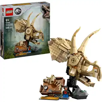 Netto Marken-Discount LEGO Konstruktionsspielzeug Jurassic World Dinosaurier-Fossilien: Triceratops-Schädel Angebot