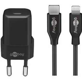 Netto Marken-Discount goobay Ladegerät Apple Lightning / USB-C PD-Ladeset 30 Watt Angebot