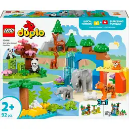 Netto Marken-Discount LEGO Konstruktionsspielzeug DUPLO Town Wildtier-Familien 3-in-1-Set Angebot