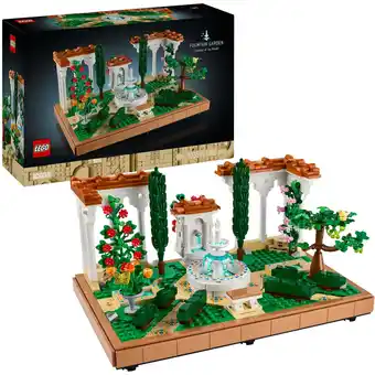 Netto Marken-Discount LEGO Konstruktionsspielzeug Icons Springbrunnengarten Angebot