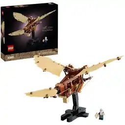 Netto Marken-Discount LEGO Konstruktionsspielzeug Icons Leonardo da Vincis Fluggerät Angebot