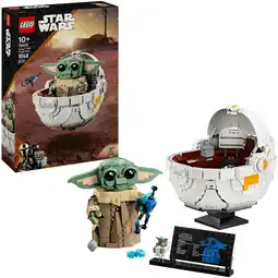 Netto Marken-Discount LEGO Konstruktionsspielzeug Star Wars Grogu in seiner Repulsorwiege Angebot
