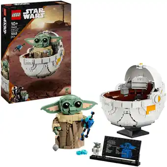 Netto Marken-Discount LEGO Konstruktionsspielzeug Star Wars Grogu in seiner Repulsorwiege Angebot