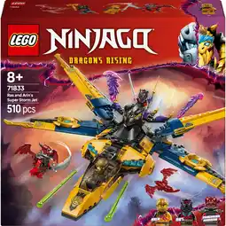 Netto Marken-Discount LEGO Konstruktionsspielzeug Ninjago Ras und Arins Super-Sturmflieger Angebot