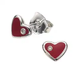 Netto Marken-Discount Zeeme for Kids Ohrringe 925 Sterling Silber Herz Motiv Angebot