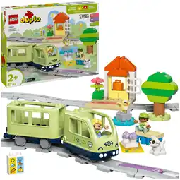 Netto Marken-Discount LEGO Konstruktionsspielzeug DUPLO Town Interaktive Abenteuer-Eisenbahn Angebot