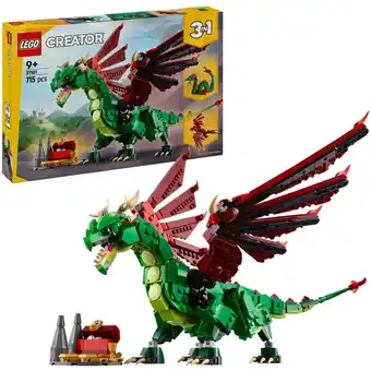 Netto Marken-Discount LEGO Konstruktionsspielzeug Creator 3-in-1 Grüner Drache Angebot