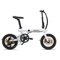Netto Marken-Discount Chrisson Ertos 16 E Bike Klapprad Damen Herren 130 - 180 cm Pedelec 16 Zoll 7 Gänge weiß Angebot