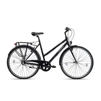 Netto Marken-Discount Chrisson City One Urban Bike 28 Zoll Fahrrad Damen Herren 155 - 175 cm 3 Gänge schwarz 53 cm Angebot