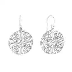 Netto Marken-Discount Zeeme Silber Ohrringe 925 Sterling Silber rhodiniert mit Zirkonia weiß Angebot