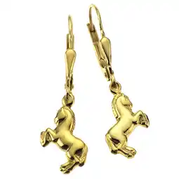 Netto Marken-Discount Zeeme for Kids Ohrringe 333 Gold Motiv Pferde Angebot