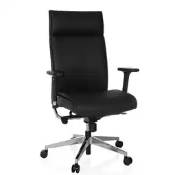 Netto Marken-Discount hjh OFFICE Profi Chefsessel CURYO Kunstleder mit Armlehnen (höhenverstellbar) Angebot
