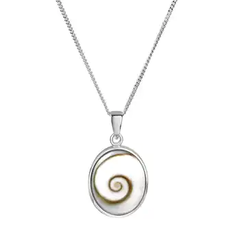 Netto Marken-Discount Zeeme Pearls Halskette Silber 925 rhodiniert mit weißer Muschel 45cm lang Angebot