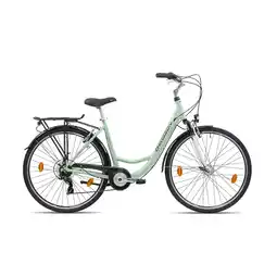 Netto Marken-Discount Chrisson Relaxa 1.0 Damenfahrrad 28 Zoll Hollandrad 155 - 175 cm Stadtrad 7 Gänge grün Angebot