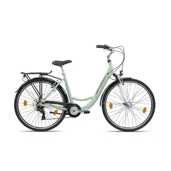Netto Marken-Discount Chrisson Relaxa 1.0 Damenfahrrad 28 Zoll Hollandrad 155 - 175 cm Stadtrad 7 Gänge grün Angebot