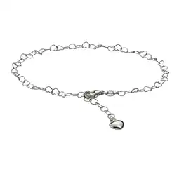 Netto Marken-Discount Zeeme Silber Fusskette Silber 925 mit Herz-Motiv 23-26cm Angebot